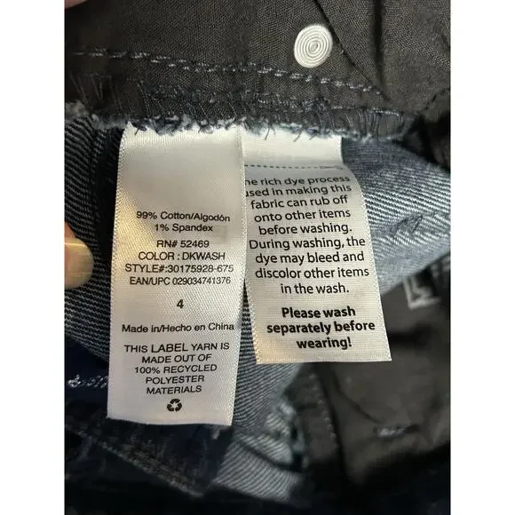 Scoop Retro Trouser Jean High Rise Womens Sz 4 New With Tags - Picture 4 of 13